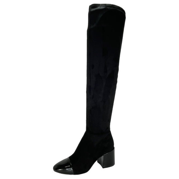 International Concepts Alvita OTK Faux Leather Suede Womens Boots 5M - Picture 1 of 16